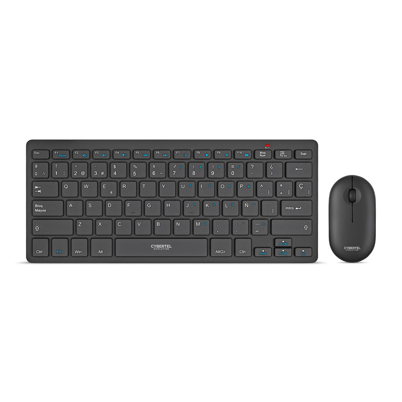 KIT EVOLUTION BLACK CYB WT801 TECLADO + MOUSE WIFI