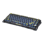 TECLADO MERCURY K1 LITE INALÁMBRICO INGLES TRANSPARENT BLACK GRAVASTAR