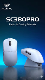 MOUSE SC380 PRO INALÁMBRICO WHITE AULA