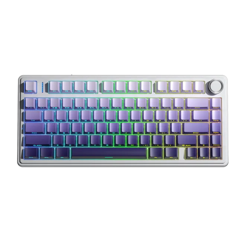 TECLADO AULA F75 RGB INALÁMBRICO INGLÉS GRADIENT PURPLE - STAR VECTOR SWITCH