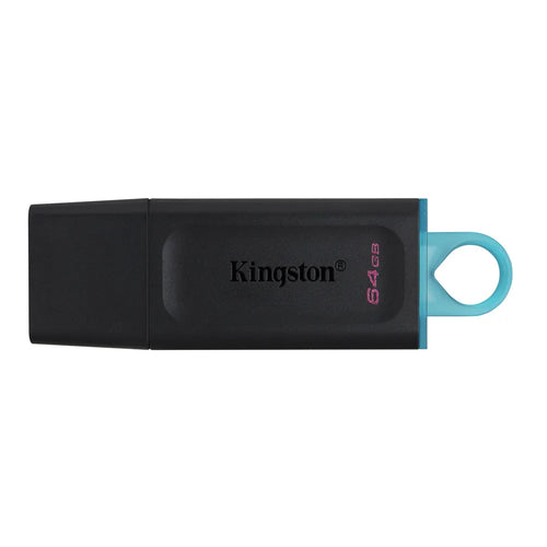 MEMORIA USB EXODIA 64GB, USB 3.2 GEN 1, BLACK KINGSTON