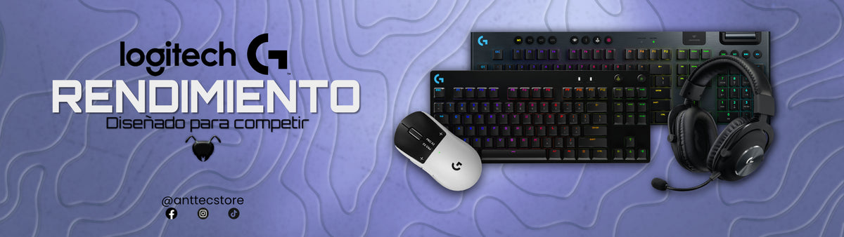 Logitech G: Rendimiento. Diseñado para competir. Teclados, mouse y audífonos gamer.