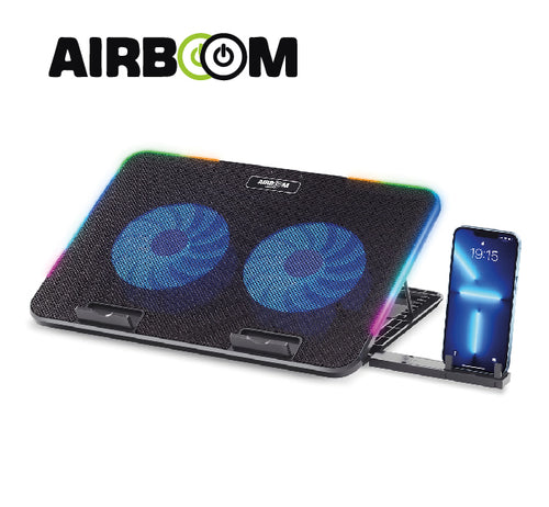 LIBERTY AB009 BASE CON COOLER 2FAN LED 12.5CM