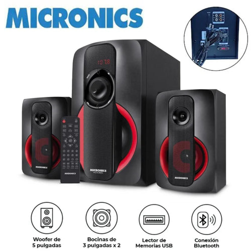 PARLANTE MCQUEEN MIC S7528 SISTEMA DE AUDIO FM MICRONICS