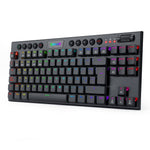 TECLADO RED DRAGON HORUS TKL NEGRO-WIRELESS- K621-RGB-SP RED SWITCH REDRAGON