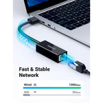 ADAPTADOR UGREEN USB 3.0 A ETHERNET GIGABIT CR111 UGREEN