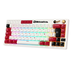 TECLADO ROYAL KLUDGE RK M65 INALAMBRICO - 2.4,BT - FAMICOM - CREAMY SWITCH ROYAL KLUDGE