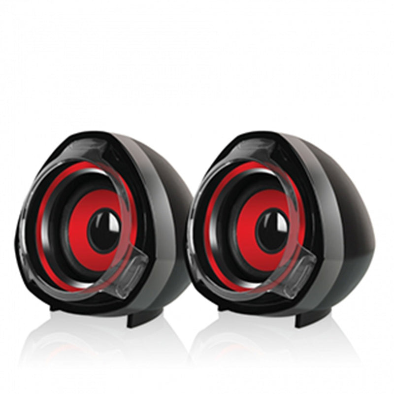 PARLANTE MIC S315B RHAPSODY RED/ 2.0 /USB 2.5" MICRONICS