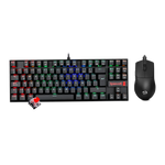 COMBO S145-SP TECLADO KUMARA RGB SPANISH RED SWITCH + MOUSE M724 BLACK
