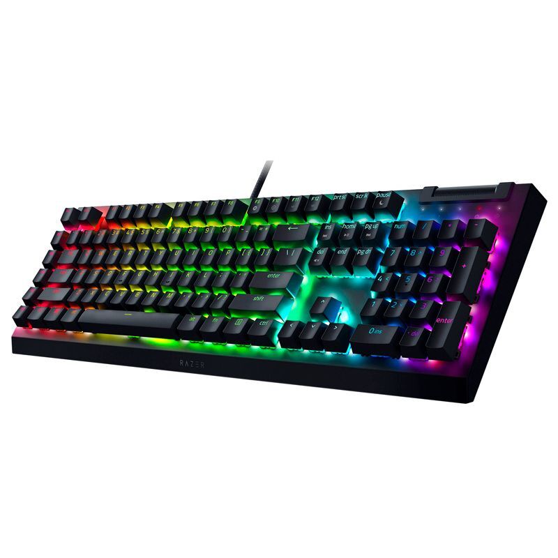 TECLADO BLACKWIDOW V4 X MECHANICAL SWITCH GREEN CHROMA BLACK