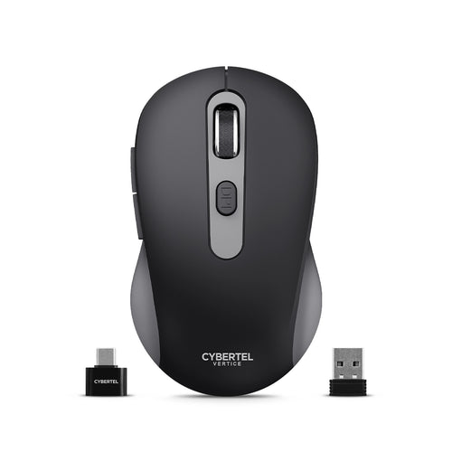 VEKTOR BLACK CYB M708-3M MOUSE BT WIFI RECARGABLE CYBERTEL