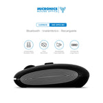 Mouse Micronics Caprice Black M713-3M BT Wifi WRL RecargableMouse Micronics Caprice Black M713-3M BT Wifi WRL Recargable