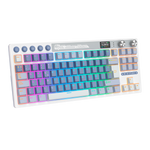 TECLADO ROYAL KLUDGE RK M87 TKL INALAMBRICO OCEAN BLUE - CREAMY SWITCH ROYAL KLUDGE