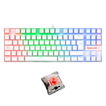 K552W-RGB TECLADO REDRAGON KUMARA WHITE, SPANISH RED SWITCH REDRAGON