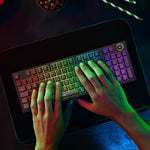 TECLADO MECANICO CYBERTEL STRIKER 3 - CBX K1008-3M BT RGB CYBERTEL