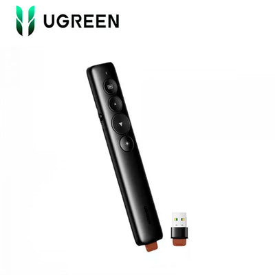 LP479 - PRESENTADOR LASER INALAMBRICO - 100 MTS - COMPATIBLE WINDOWS-MACOS-LINUX - PN INTERNAL LP479 UGREEN