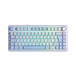 TECLADO F75 RGB INALAMBRICO ESPAÑOL WHITE/CYAN - REAPER SWITCH AULA