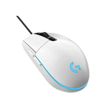 MOUSE LOGITECH G203 LIGHTSYNC OPTICAL 8000 DPI RGB WHITE (910-005791)-P LOGITECH