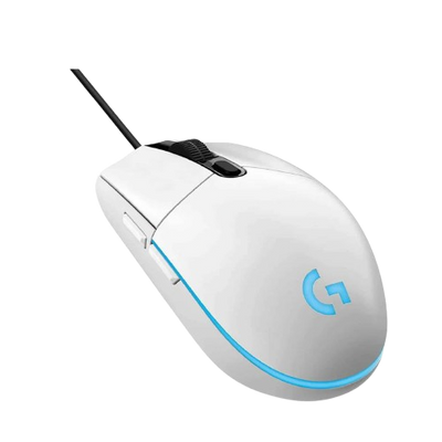 MOUSE LOGITECH G203 LIGHTSYNC OPTICAL 8000 DPI RGB WHITE (910-005791)-P LOGITECH
