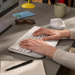 TECLADO LOGITECH ERGO WAVE BLANCO WHITE LOGITECH