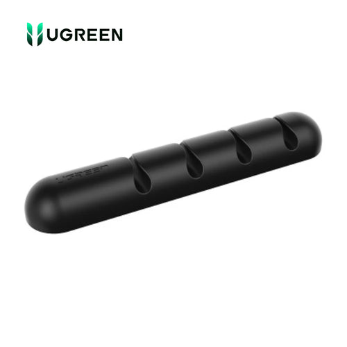 30762 - LP114 - ORGANIZADOR DE CABLES C/ 4 RANURAS- 2 PIEZAS POR PACK - DIAMETRO 5MM - MATERIAL GEL SILICE UGREEN
