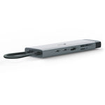 UH9120C HUB USB TIPO C 9 EN 1 – 1× HDMI 4K@60HZ + 1× RJ45 GIGABIT + 1× USB-C CARGA PD 100W + 1× USB-C DATOS 5GBPS + 3× USB-A 3.0 (5GBPS) + 1× LECTOR SD + 1× LECTOR MICROSD (104MB/S). TP LINK
