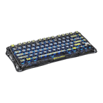 TECLADO MERCURY K1 LITE INALÁMBRICO INGLES TRANSPARENT BLACK GRAVASTAR