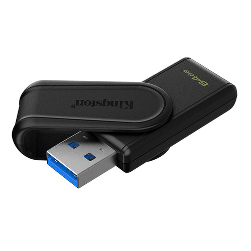 MEMORIA USB EXODIA S, 64GB, INTERFAZ: USB 3.2 GEN 1, NEGRO KINGSTON