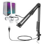 MICRÓFONO FIFINE A6T WHITE SOPORTE DE BRAZO FIFINE
