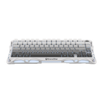 TECLADO MERCURY K1 INALÁMBRICO INGLES GRADIENT WHITE GRAVASTAR