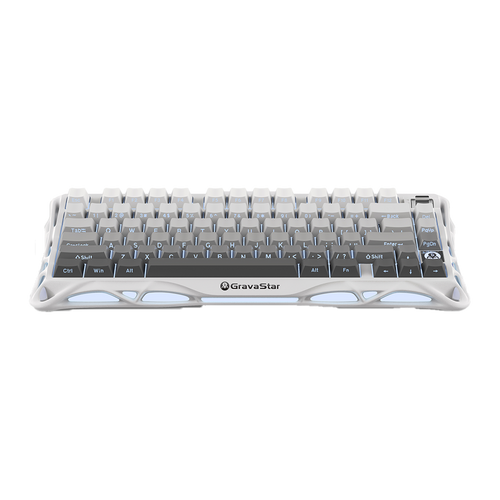 TECLADO MERCURY K1 INALÁMBRICO INGLES GRADIENT WHITE GRAVASTAR