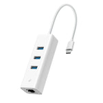TP-LINK (UE330C) ADAPTADOR USB TIPO C CON HUB DE 3 PUERTOS 1 PUERTO RJ45 TP LINK