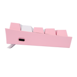 TECLADO FIZZ PRO WIRELESS, SPANISH K616-RGB-PW PINK/WHITE REDRAGON