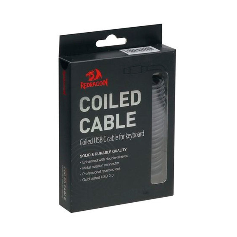 CABLE COILED A115B BLACK SIN SERIAL REDRAGON