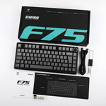 TECLADO F75 RGB INALAMBRICO ESPAÑOL BLACK DEGRADED- REAPER SWITCH