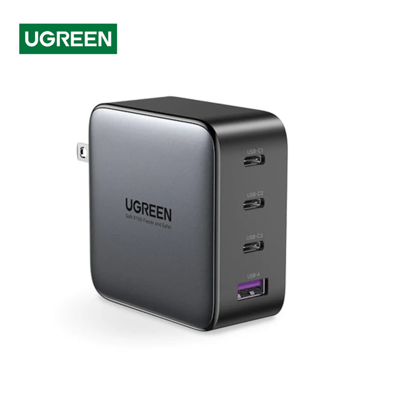 CARGADOR NEXODE UGREEN - CD226 - 100 W - USB-1 - 3 USB C - GAN - CARGA RAPIDA UGREEN