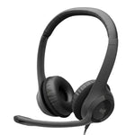 LOGITECH HEADSET H390 USB BLACK  LOGITECH