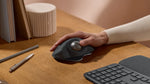 MOUSE MX ERGO S ADVANCED TRACKBALL WIRELESS BOLT/BLUETOOTH USB-C BLACK LOGITECH