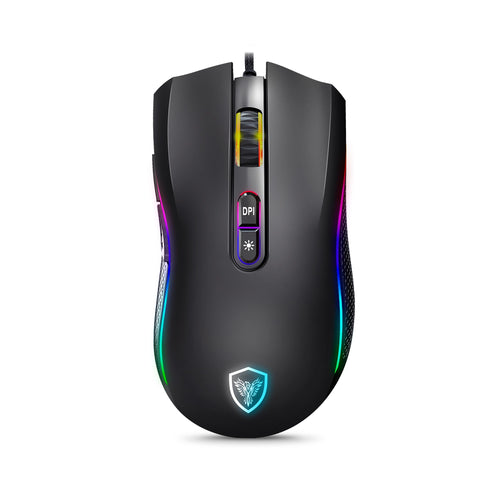 MOUSE USB GAMER MICRONICS KRIPTON GM800 RGB 12800DPI 7B