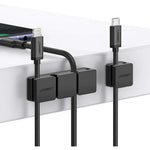 70585 - LP208 - ORGANIZADOR DE CABLES C/ 6 RANURAS- DIAMETRO 5MM - MATERIAL GEL SILICE UGREEN