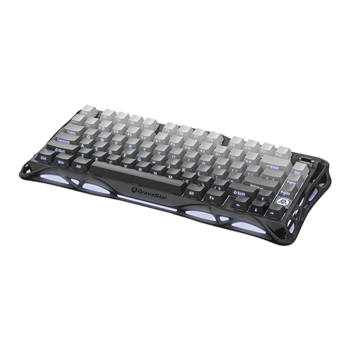 TECLADO MERCURY K1 INALÁMBRICO INGLES GRADIENT BLACK GRAVASTAR