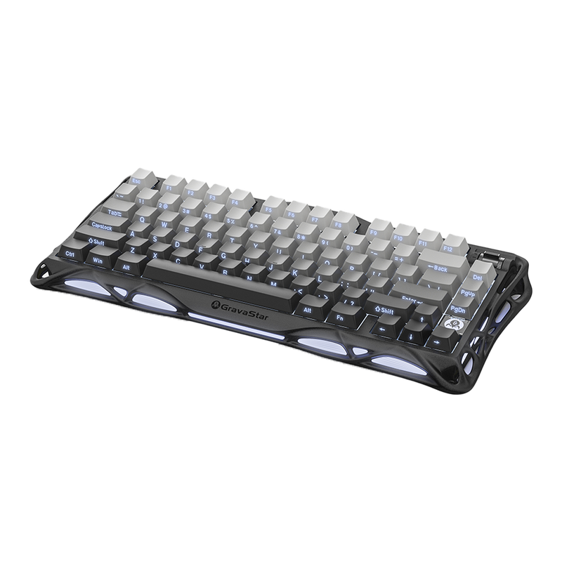 TECLADO MERCURY K1 INALÁMBRICO INGLES GRADIENT BLACK GRAVASTAR