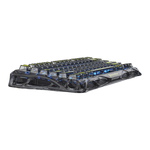 TECLADO MERCURY K1 LITE INALÁMBRICO INGLES TRANSPARENT BLACK GRAVASTAR