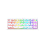 KIT STRIKER WHITE CBX GT1802W TECLADO GAMER MECANICO RGB + MOUSE GAMER CYBERTEL