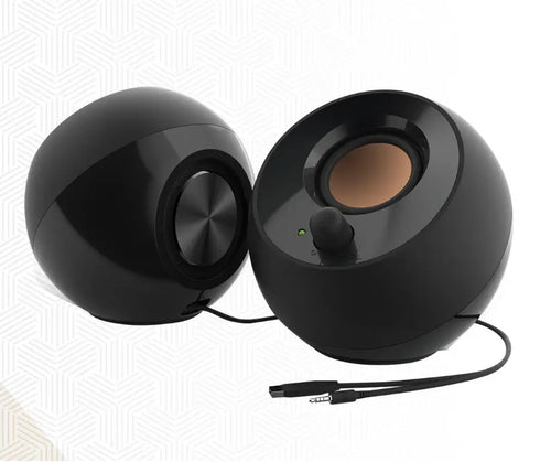PARLANTE PEBBLE 2.0 4.4W 3.5MM USB-POWER BLACK CREATIVE