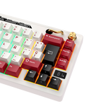 TECLADO ROYAL KLUDGE RK M65 INALAMBRICO - 2.4,BT - FAMICOM - CREAMY SWITCH ROYAL KLUDGE
