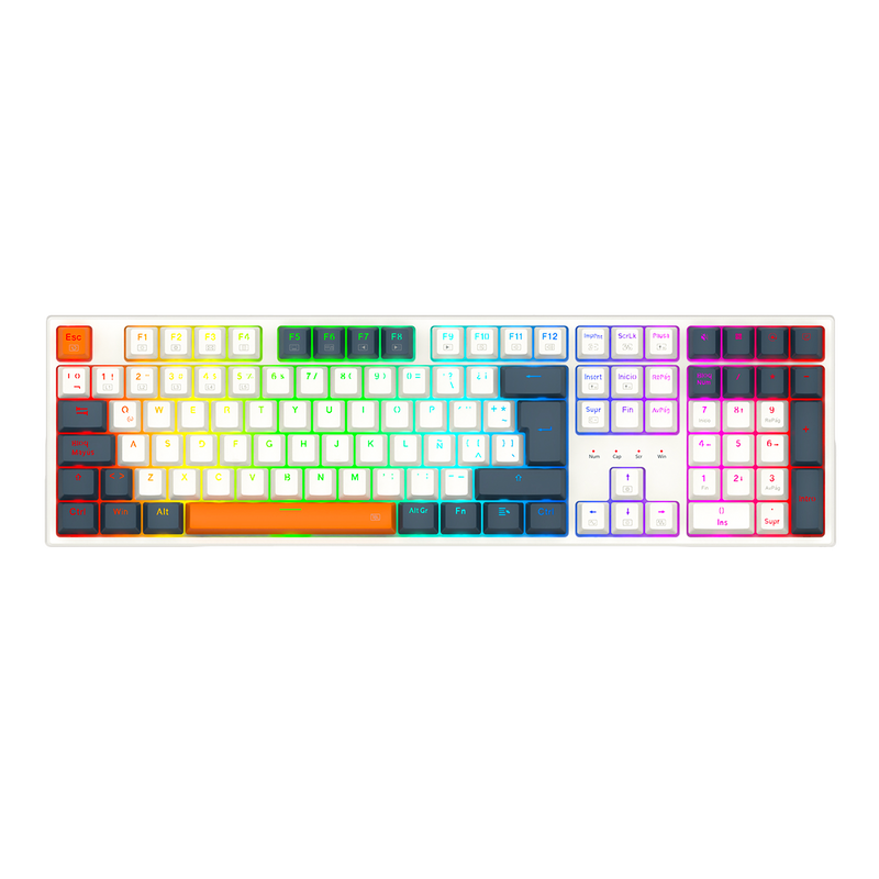 TECLADO REDRAGON TRUNDLE K668WBO-RGB SPANISH REDRAGON