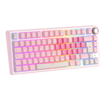 TECLADO R75 CABLEADO PINK MELODY - CREAMY SWITCH ROYAL KLUDGE