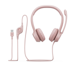 LOGITECH HEADSET H390 USB PINK ROSADO LOGITECH