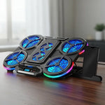 GLACIAL 6 AB055 BASE CON COOLER 6FANS 4X10CM + 2X7CM AIRBOOM